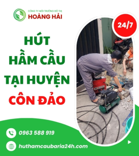 Hút hầm cầu tại huyện Côn Đảo