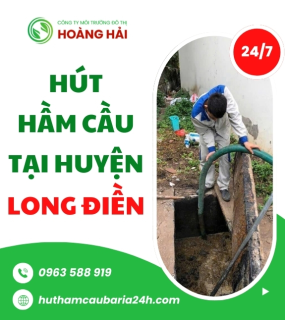 Hút hầm cầu tại huyện Long Điền