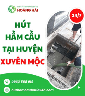 Hút hầm cầu tại huyện Xuyên Mộc
