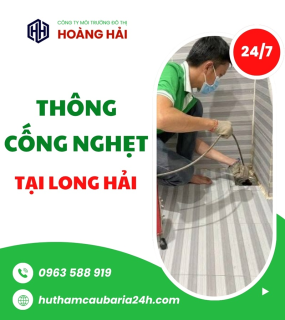 Dịch vụ thông cống nghẹt tại Phường Long Hải