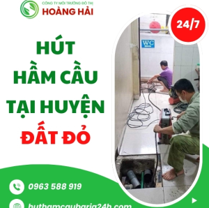 Hút hầm cầu tại huyện Đất Đỏ