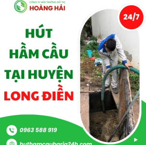 Hút hầm cầu tại huyện Long Điền