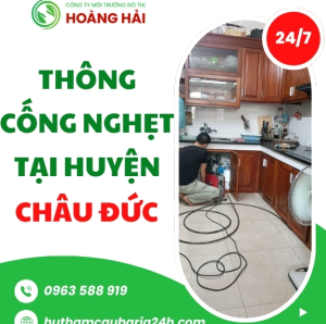 Thông cống nghẹt tại huyện Châu Đức