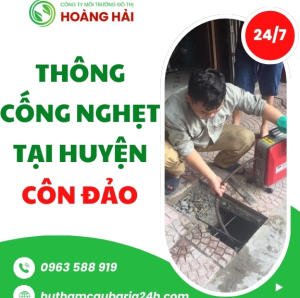 Thông cống nghẹt tại huyện Côn Đảo