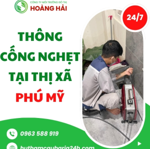Thông cống nghẹt tại thị xã Phú Mỹ