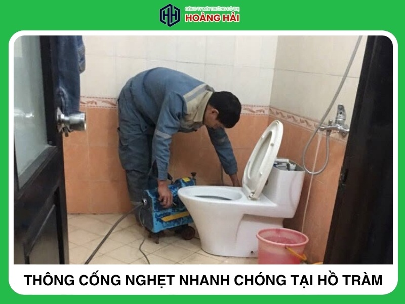 Dịch vụ thông cống nghẹt nhanh chóng giá tốt tại Hồ Tràm