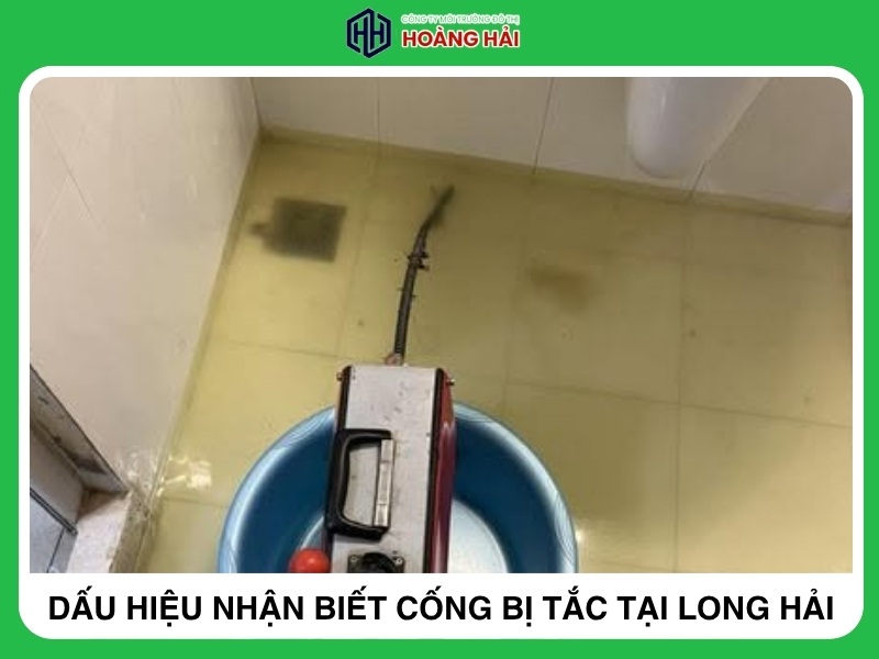 dấu hiệu nhận biết cống bị tắc tại Long Hải