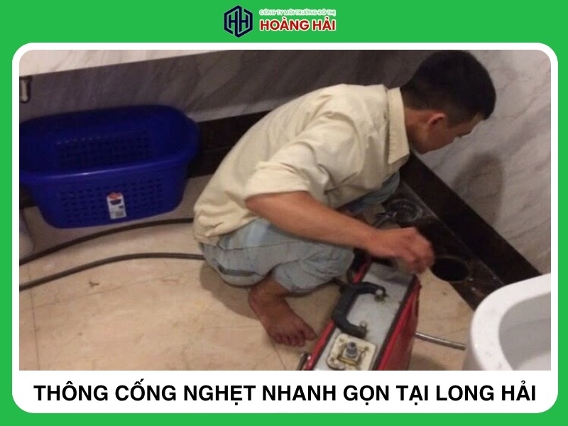 Công ty thông cống nghẹt nhanh gọn giá tốt tại Phường Long Hải