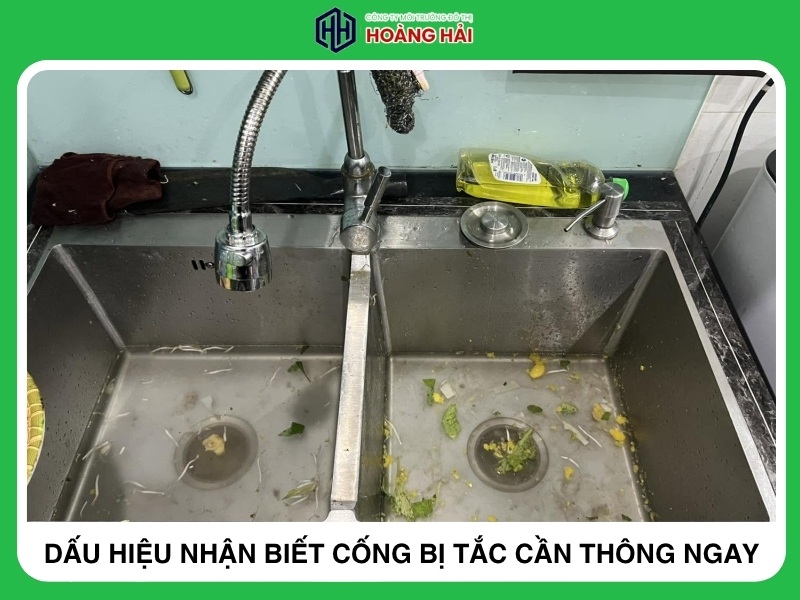 dấu hiệu nhận biết cống bị tắc cần thông ngay