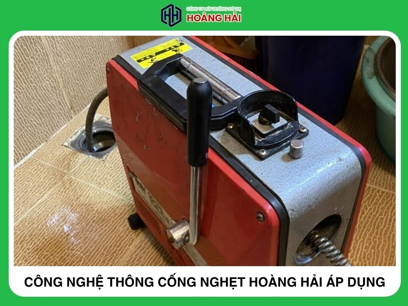 công nghệ thông cống nghẹt Hoàng Hải áp dụng