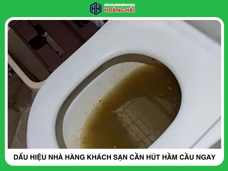 dấu hiệu nhà hàng khách sạn cần hút hầm cầu ngay