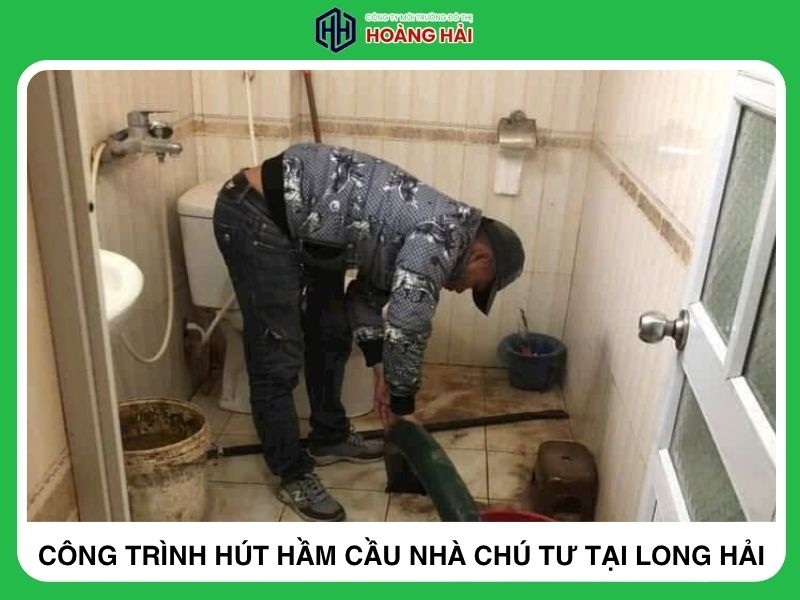 công trình Hút hầm cầu nhà chú tư tại Long Hải