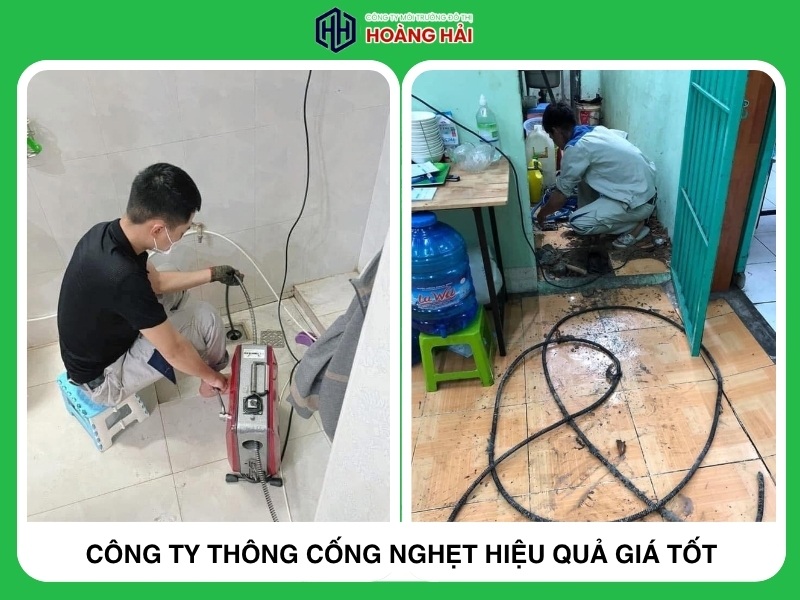 công ty thông cống nghẹt hiệu quả giá tốt