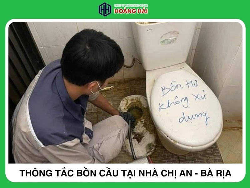 dịch vụ thông tắc bồn cầu tại Bà Rịa